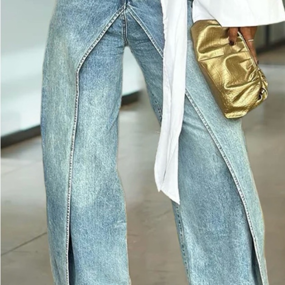 Stylish One of a Kind Women's Blue Jeans